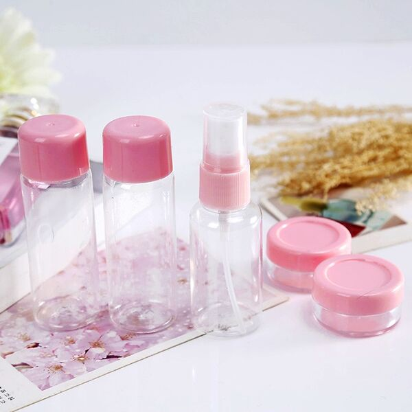 Producto - Set de Envases para Viaje 6 Piezas Transparentes