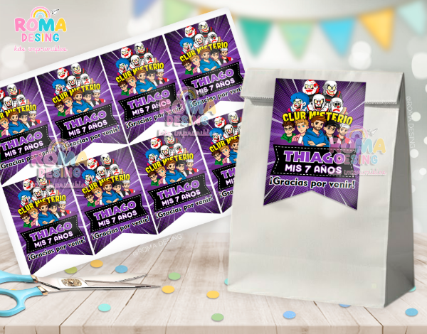 Producto - Etiquetas bolsita Club Misterio