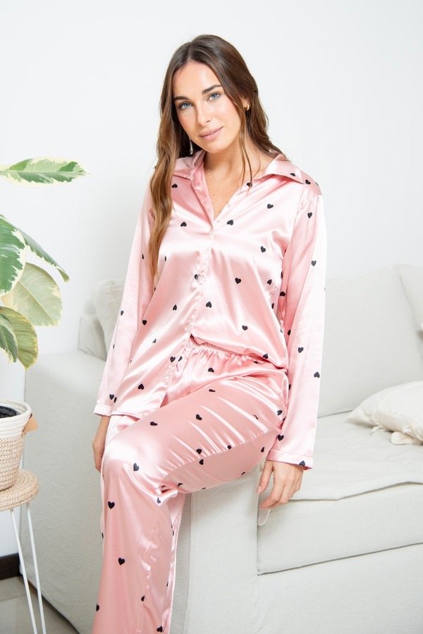 Producto - PIJAMA CAMISERO LOVE