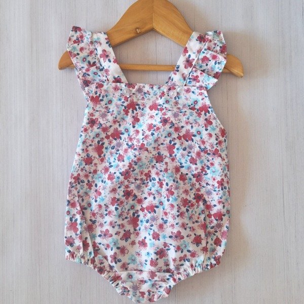 Producto - Body Poplin Blanco con Rosas Bordo