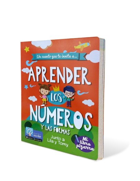 Producto - Un cuento que te invita a  APRENDER LOS NÚMEROS Y LAS FORMAS  MI LIBRO PIZARRA