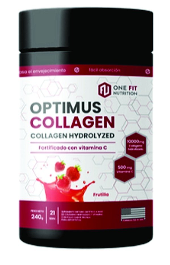Producto - Optimus Colageno con Vitamina C One Fit Frutilla
