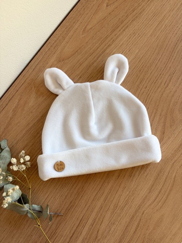 Producto - Gorro Plush Orejas Blanco - 0