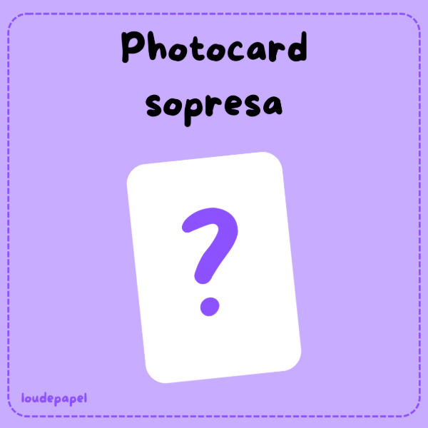 Producto - Photocard sorpresa