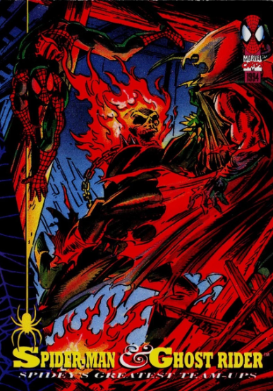 Producto - 1994 Fleer The Amazing Spider-Man #87 - Spider-Man and Ghost Rider - 0
