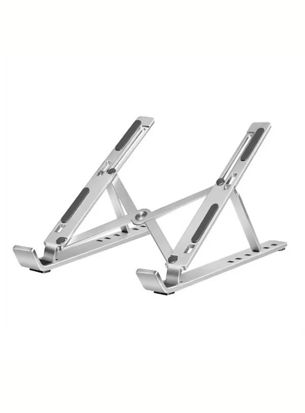 Producto - SOPORTE DE NOTEBOOK O TABLET PARA ESCRITORIO METALICO - REGULABLE PLEGABLE