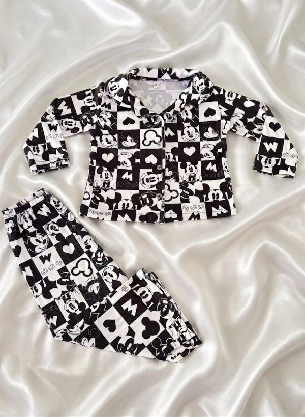 Producto - Camisero Largo Mickey BYN