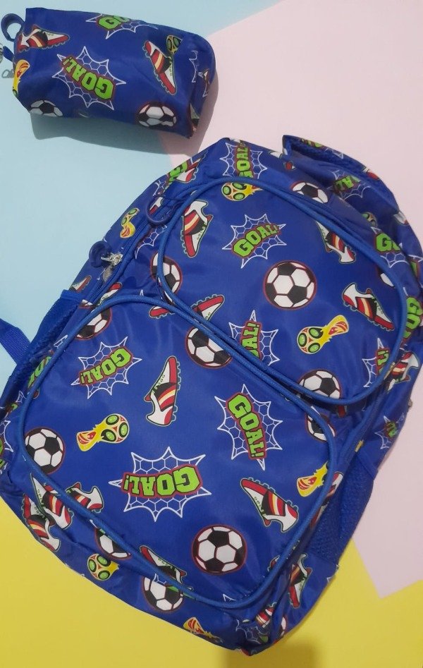 Producto - Mochila 17" Baide Futbol + Cartuchera - 0