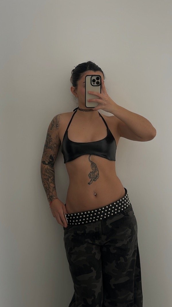 Producto - Top cuerina