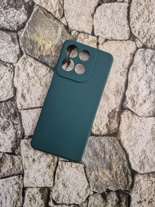 Producto - Funda silicone soft con felpa Moto G17 verde