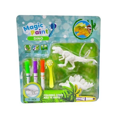 Producto - SET MUÑECOS P/PINTAR DINOSAURIOS EN BLISTER