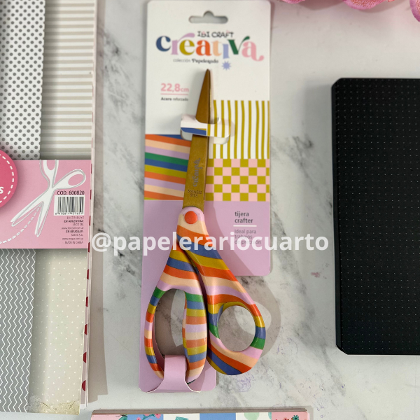 Producto - TIJERA IBI CRAFT MANGO CREATIV 23CM