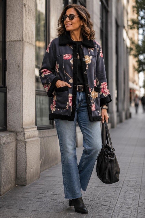 Producto - SACO ROSAS CORD