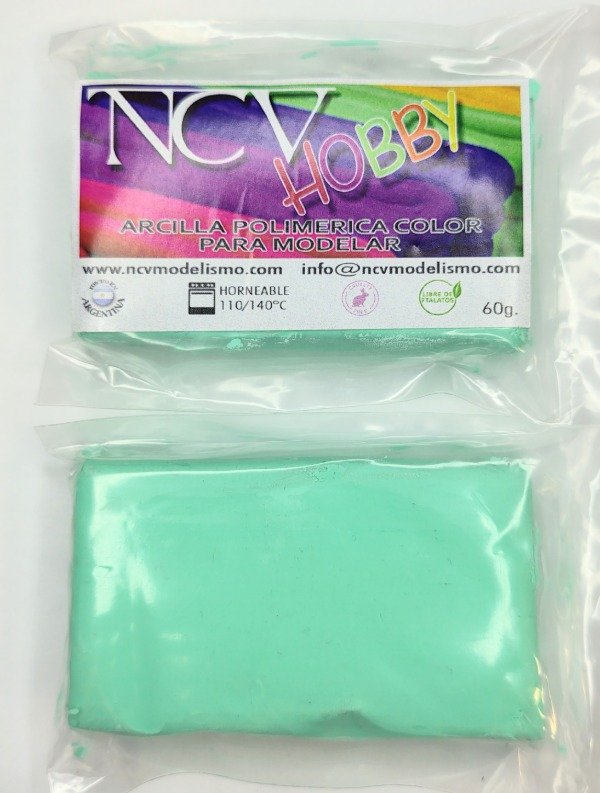 Producto - Arcilla polimérica Hobby NCV VERDE AGUA 60g