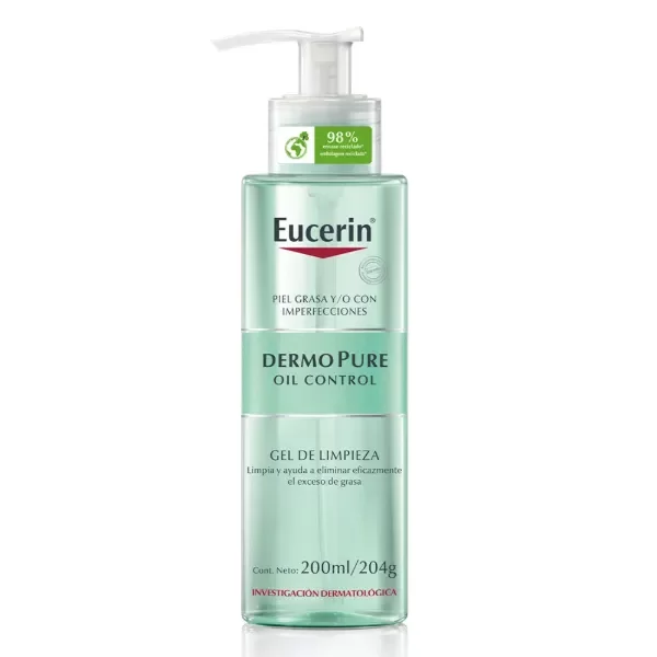 Producto - Gel Limpiador Diario Eucerin Dermopure Oil Control x 200 ml - 0