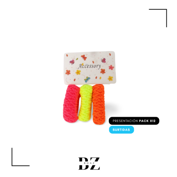 Producto - COLITAS TOALLA GR X 3 PCS X 12 SET COLOR FUERTE - 2103-5