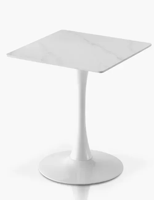 Producto - Mesa Tulip Marbel cuadrada 60x60cm