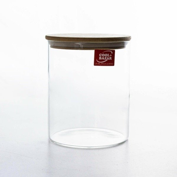 Producto - FRASCO HERMETICO DE VIRIO TAPA BAMBOO 685ML