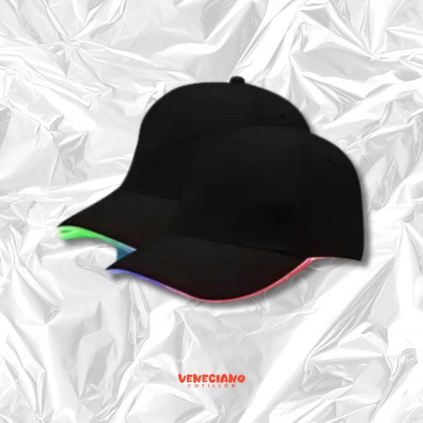 Producto - Gorra Negra con Hilo Led
