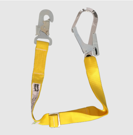 Producto - Cola de amarre sujeción regulable de 1.5 MT mosquetón 55 MM. Máximo Esfuerzo