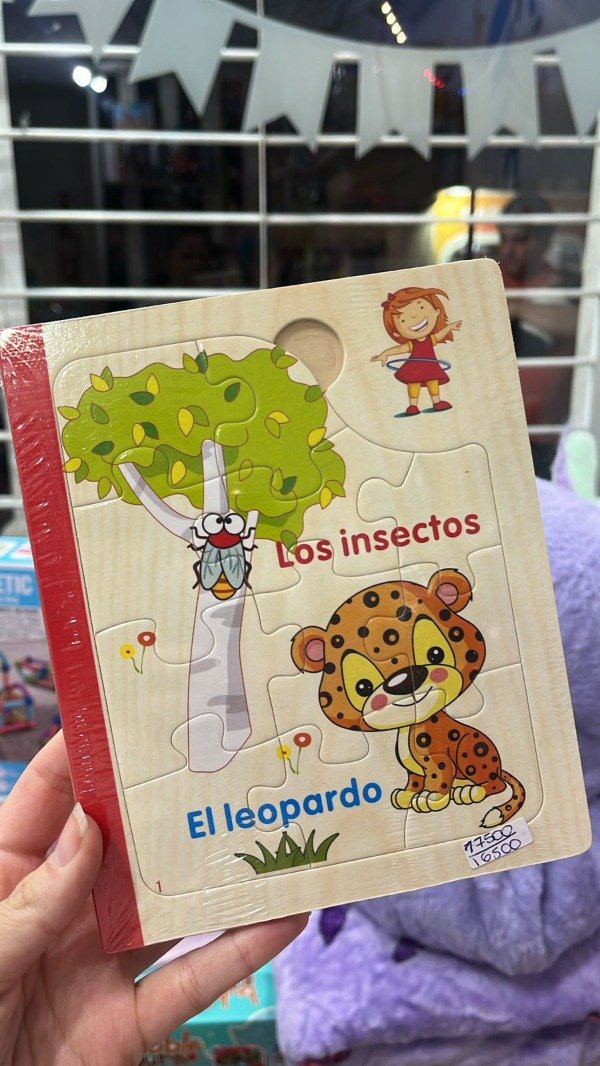 Producto - libro con paginas de  rompecabezas