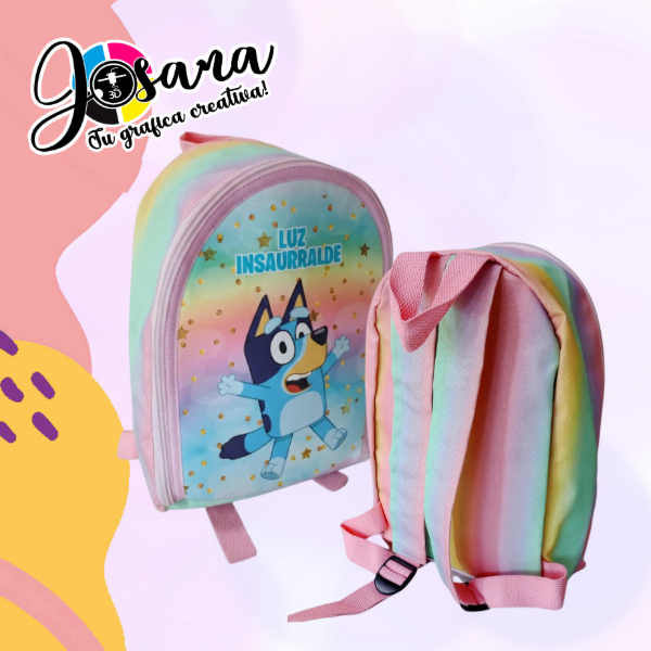 Producto - Mochila Gliter arcoiris