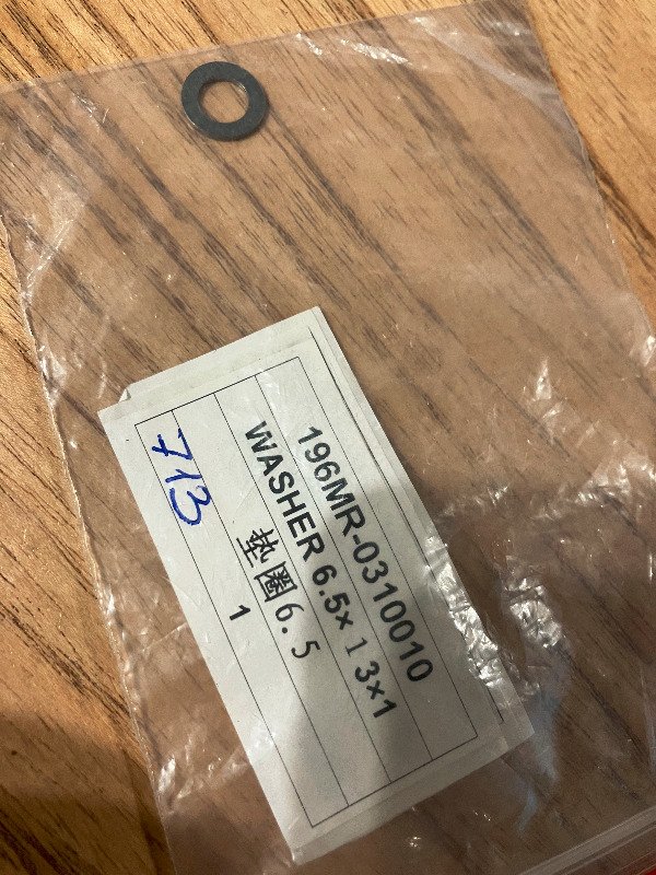 Producto - 713 - Arandela (6mm) 6.5x13x1 [1409]