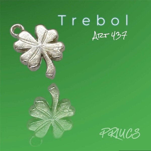 Producto - 437 Dije Zamac TREBOL 1000 unidades