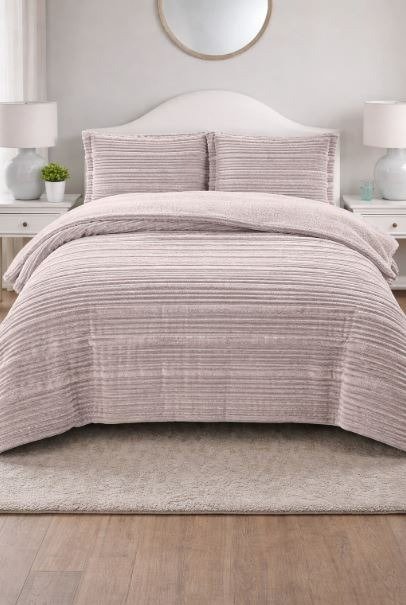Producto - Edredón con fundas Queen 240x260cm triple flannel Cacharel Paris Etna 3044/4