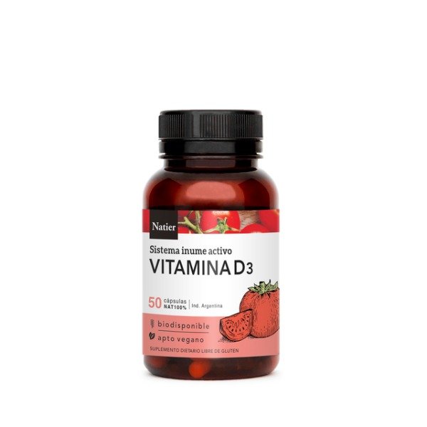 Producto - Cápsulas de Vitamina D Natier