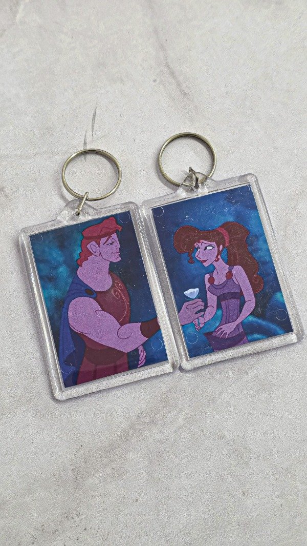 Producto - Llaveros compartidos Hércules y Megara