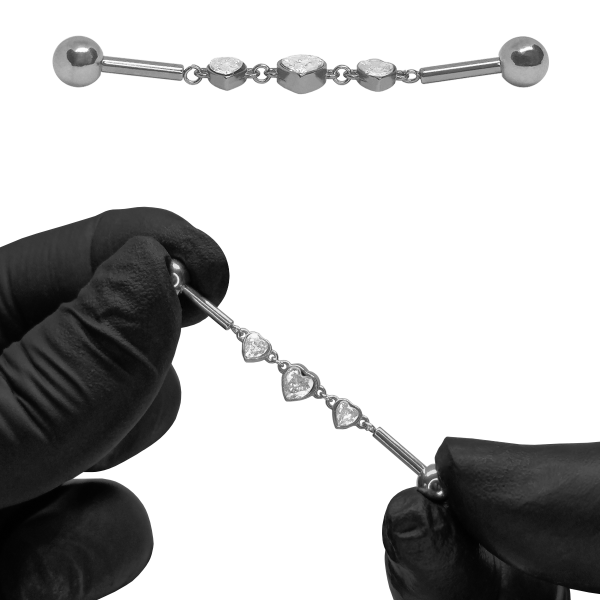 Producto - INDUSTRIAL CORAZONES BLANCOS COLGANTES
