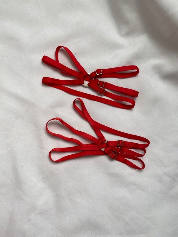 Producto - Ligas triples rojas