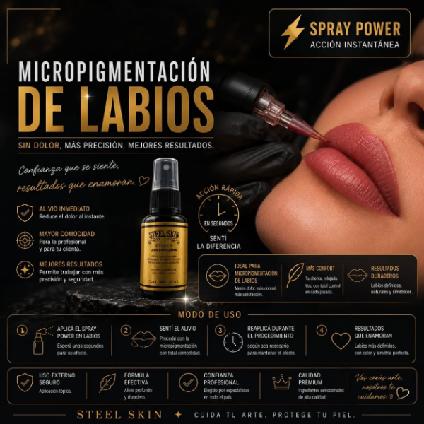Producto - Spray Anestesia Steel Skin Sin Dolor 15ml - 1