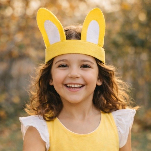 Producto - Vincha Conejito Amarilla