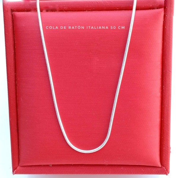 Producto - Cadena italiana 50 cm cola de ratón