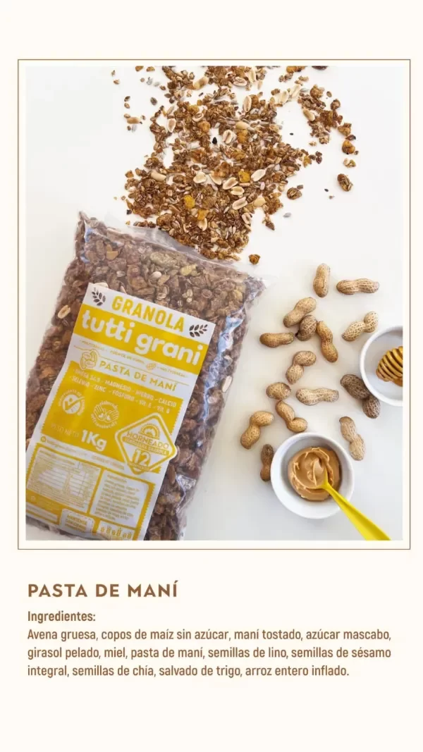 Producto - Granola Tutti Grani sabor pasta de maní x 1 KG. - 1
