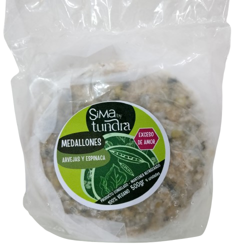 Producto - HAMBURGUESAS ARVEJA ESPINACA SIMA x 4