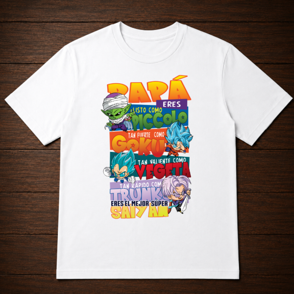 Producto - Remera - Dragon ball z (Dia del padre) - 2
