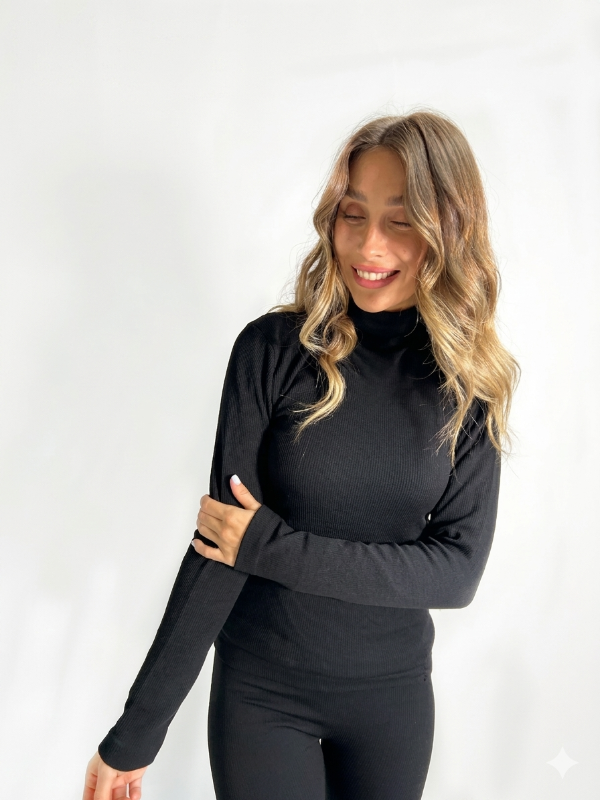 Producto - Polera térmica Morley negra