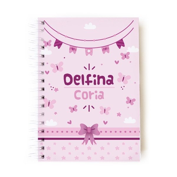 Producto - Cuaderno Pediatrico Moñito Mariposas - 0