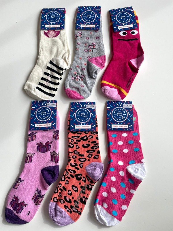 Producto - Media alta con diseño (33 al 36) - COD 3167