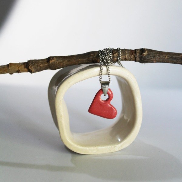 Producto - COLGANTE Corazón Rojo Modelo 2