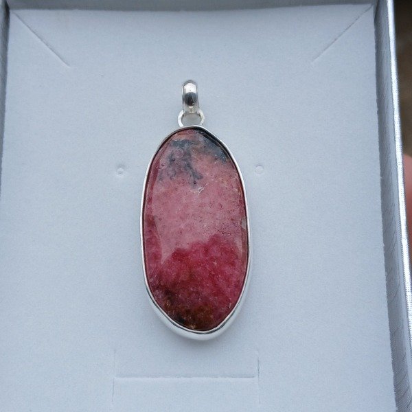 Producto - Dije en Plata 925 con Rodonita (sin cadena) - 4