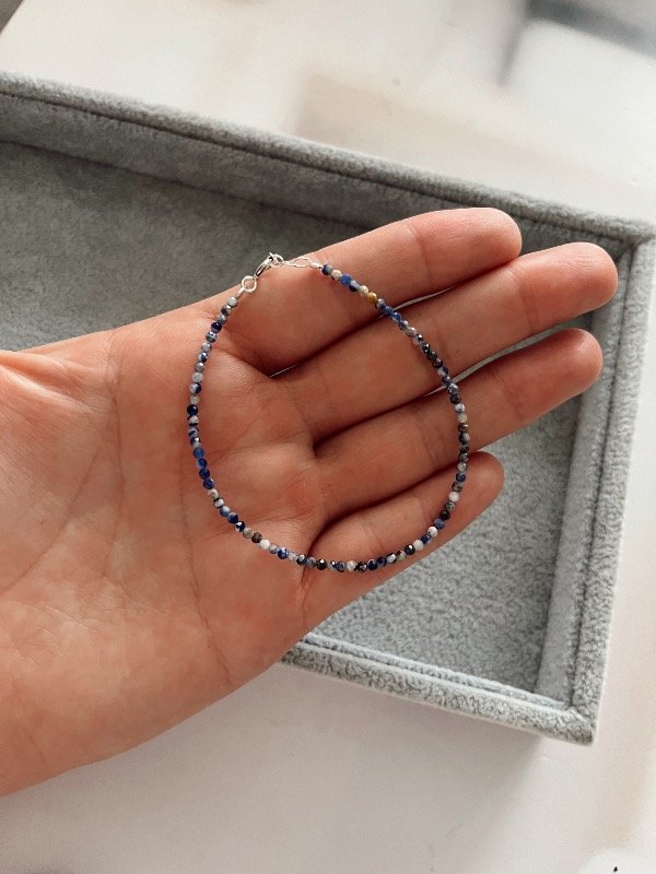 Producto - PULSERA LAPISLÁZULI REGULABLE