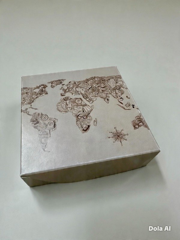 Producto - CAJA MUNDO  - COD 1243 10X3X10