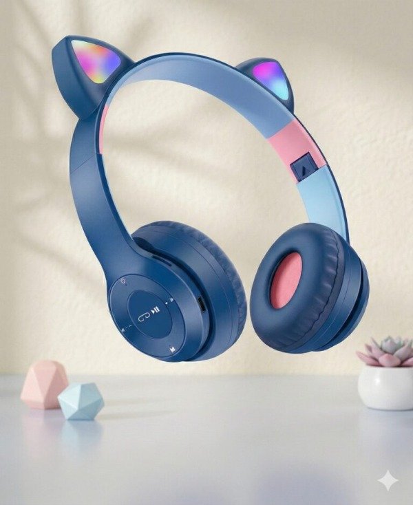 Producto - Auricular inalámbrico Orejas Gatito - 0