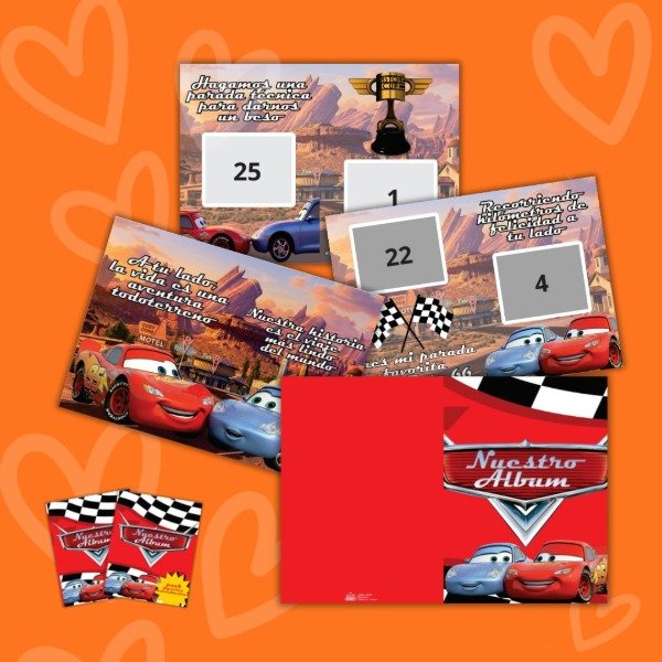 Producto - ÁLBUM DE FIGURITAS CARS Y SALLY - DIGITAL