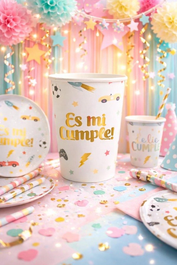 Producto - VASOS "ES MI CUMPLE" KIDS X10UN.