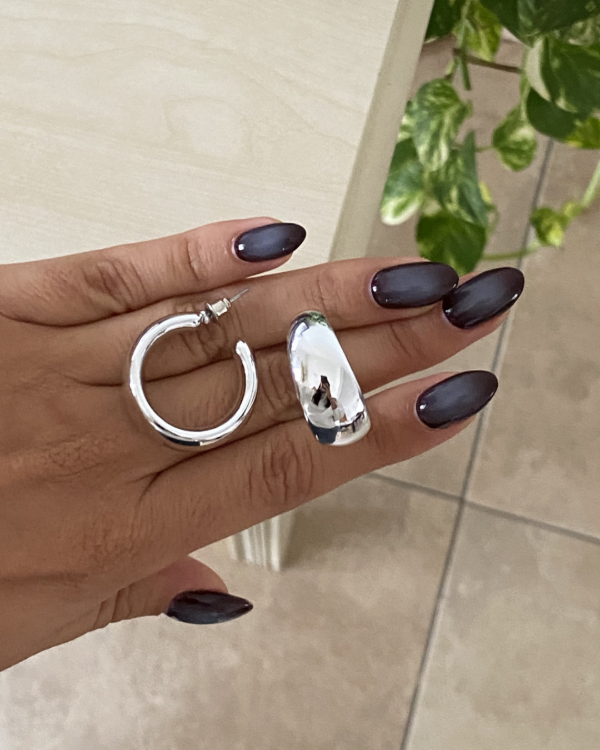 Producto - Aros Mel Plateados